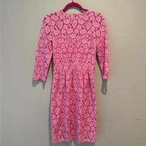 Moschino Cheap and Chic Sweetheart Animal Pattern Barbie Pink Pencil Dress Sz 2